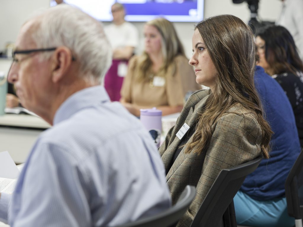 Casey Schumacher at panel discussion